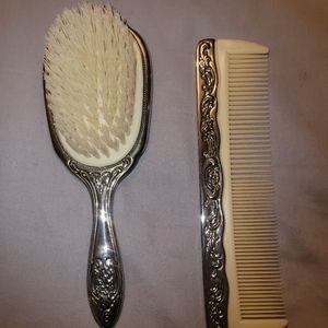 Antique Brush and Comb